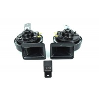 Set claxon auto universal 12v Klaxcar cu releu