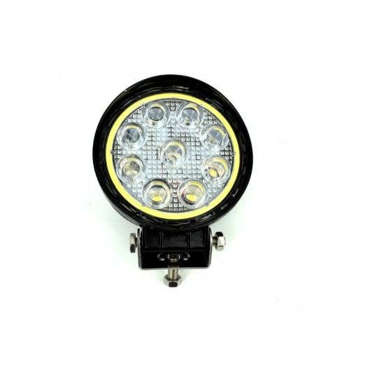 Proiector LED cu Angel Eyes alb rotund