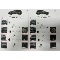 Set complet bandouri protectie aripa + usi compatibil Dacia Duster 2018-2024