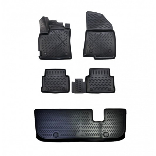 Covoare presuri cauciuc tip tavita PSN Dacia Jogger 7 locuri