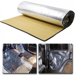 Rola insonorizant aluminiu premium auto cu adeziv 1m x 10m 10mm grosime