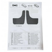 Set aparatori noroi fata si spate originale Dacia Bigster