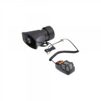 Sirena auto 12V, 100W, cu 7 melodii , control prin statie