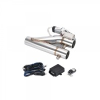 Kit clapeta cut off valve Y pentru evacuare cu telecomanda 12V