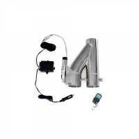 Kit clapeta cut off valve Y pentru evacuare cu telecomanda 12V