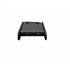 Masa de bord din piele eco , suport pahar Negru cu Gri compatibila Mercedes Sprinter 2007-2018 Masa de bord din piele eco , suport pahar Negru cu Gri compatibila Mercedes Sprinter 2007-2018