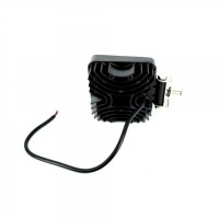 Proiector LED cu angel eyes patrat de 27 W 12 / 24V Spot Beam 30° cu angel eyes