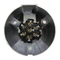 Priza remorca 7 pini cu carcasa din metal