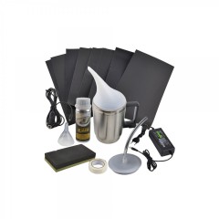 Kit restaurare faruri profesional auto cu polimer lichid  , alimentare duala 12V / 220V + accesorii