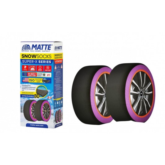 Set 2 lanturi auto textile 3D Super-X pentru zapada, gheata diferite marimi Set 2 lanturi auto textile 3D Super-X pentru zapada, gheata diferite marimi