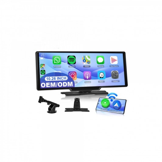 Navigatie auto utilaje rulota duba camion universala portabila 10.26” Wireless Carplay Android Auto Navigatie auto utilaje rulota duba camion universala portabila 10.26” Wireless Carplay Android Auto