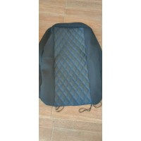 Material piele eco interior tapiterie auto , casa, romb Negru cusatura Rosie Material piele eco interior tapiterie auto , casa, romb Negru cusatura Rosie