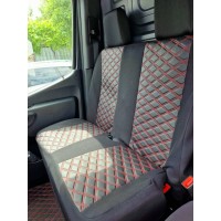 Material piele eco interior tapiterie auto , casa, romb Negru cusatura Rosie Material piele eco interior tapiterie auto , casa, romb Negru cusatura Rosie