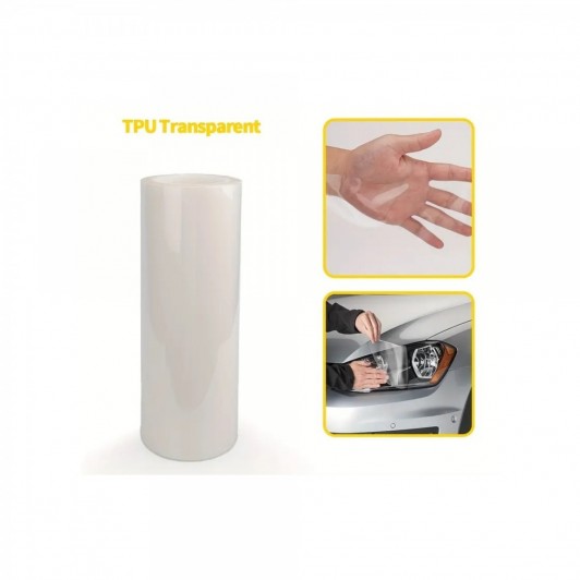 Folie far / stopuri premium PPF TPU transparenta 60x60cm