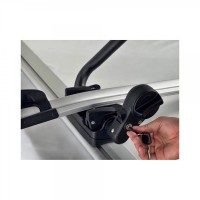 Suport bicicletă auto pentru plafon, prindere pe bare transversale, cu sistem de blocare antifurt