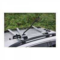 Suport bicicletă auto pentru plafon, prindere pe bare transversale, cu sistem de blocare antifurt