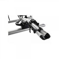 Suport bicicletă auto pentru plafon, prindere pe bare transversale, cu sistem de blocare antifurt