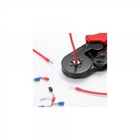 Cleste sertizat + 1200 conectori izolati Cleste sertizat + 1200 conectori izolati