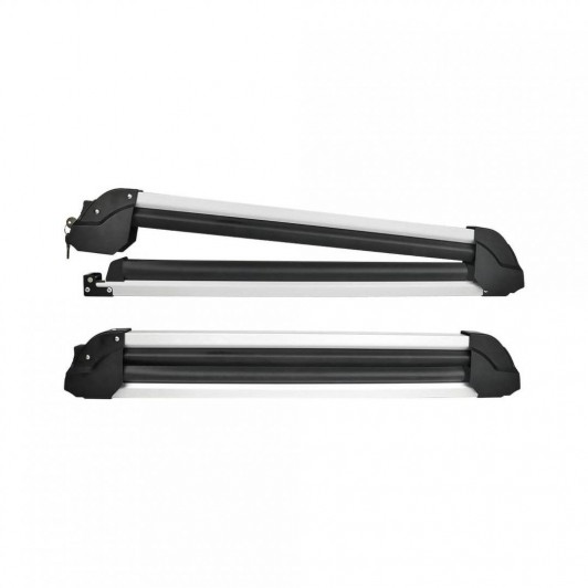 Set suporturi / suport transport schiuri snowboard auto pentru bare transversale cu antifurt