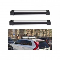 Set suporturi / suport transport schiuri snowboard auto pentru bare transversale cu antifurt