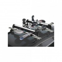 Set suporturi / suport transport schiuri snowboard auto pentru bare transversale cu antifurt