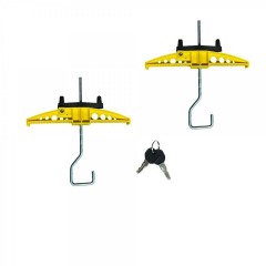 Set suporti fixare scara auto pe bare transversale universal cu antifurt Set suporti fixare scara auto pe bare transversale universal cu antifurt