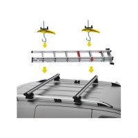 Set suporti fixare scara auto pe bare transversale universal cu antifurt