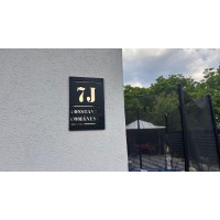 Placuta numar de casa , nume , strada personalizata grosime 6mm dimensiune placa 30x20