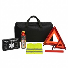 Kit Siguranta Auto Complet 2026 Trusa Medicala Vesta Reflectorizanta Stingator Triunghiuri Geanta