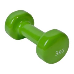 Greutate fitness, verde, 3 kg