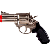 Pistol Magnum metalic cu 12 capse, 15 cm