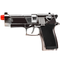 Pistol Beretta metalic cu 12 capse, 14 cm