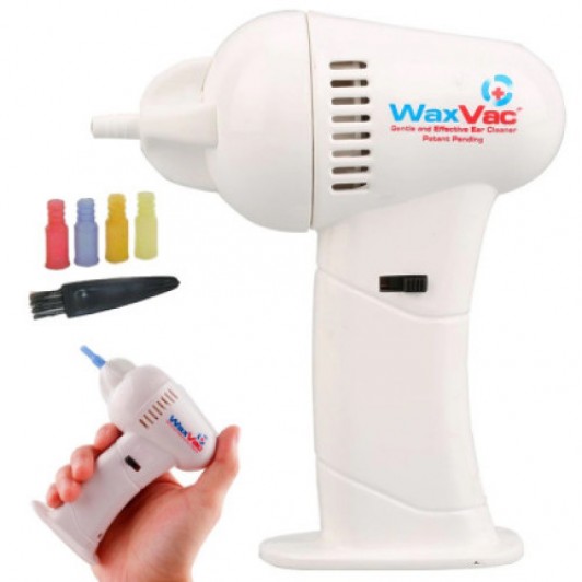 Aparat pentru curatarea urechilor, Wax Vac, 4 capete