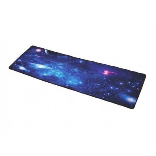 Mousepad gaming/birou, Antiderapant, 88x30 cm, Albastru