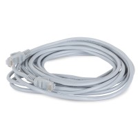 Cablu LAN retea internet, RJ 45, CAT5E, PVC, 5 m, Gri