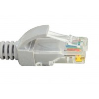 Cablu LAN retea internet, RJ 45, CAT5E, PVC, 20 m, Gri