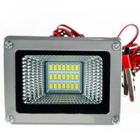 Pachet 2 bucati proiectoare LED 12 volti 21 LED metal