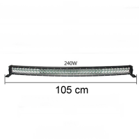 Proiector auto LED BAR curbat 240W 105 cm Off Road