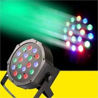 Led par proiector disco lumini dmx, senzor sunet 18 leduri