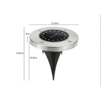 Lampi solare pentru sol 4 bucati, ingropate, trepte, 16 leduri