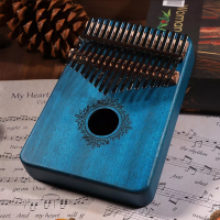 Instrument muzical cu 17 note Kalimba