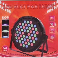 Led par 54 LEDURI RGB proiector disco lumini, senzor sunet, dmx