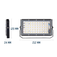 Proiector Camping Lampa Led 12v 50W 50 led SMD clesti