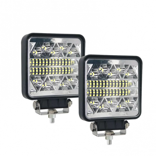 Set 2 proiectoare led auto 102w doua faze model gros