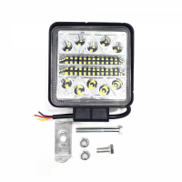 Set 2 proiectoare led auto 102w doua faze model gros