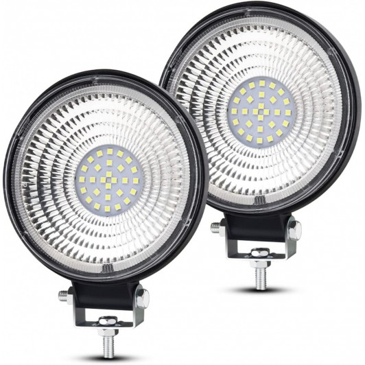 Set 2 proiectoare led auto 84w doua faze