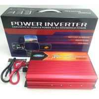 Convertor invertor 12-220V 2000W varf 4000W soft start, doua ventilatoare, iesire USB