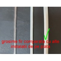 Instalatie Turturi Flash pachet 2x 23.5m FIR GROS Interconectabila perdea franjurata Alb Rece