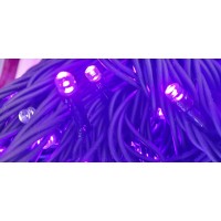 Instalație liniară fir luminos cu flash magenta mov violet purpuriu 30 metri