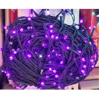 Instalație liniară fir luminos cu flash magenta mov violet purpuriu 30 metri